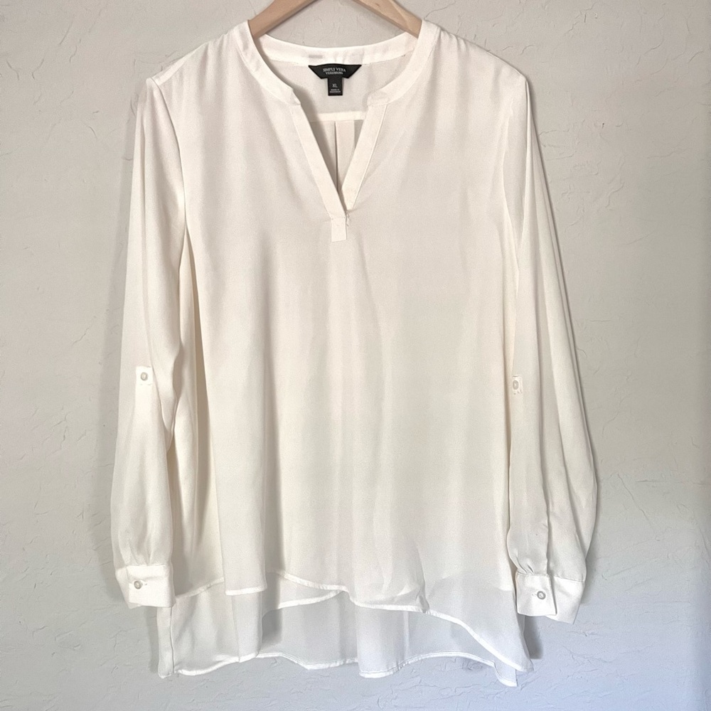 NWOT Tunic Blouse by Simply Vera, XL